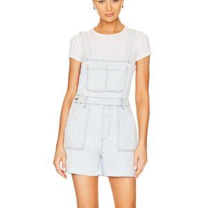 WeWoreWhat Denim Slit Overall Short Size S - NEW with tags